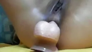 禿頭大傢伙敲打一個大雞巴屁股點女朋友色情
